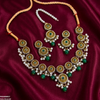 Round Antique Pearl Drop Necklace Set