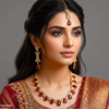 Tear Stone Necklace Set