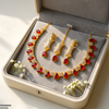 Tear Stone Necklace Set