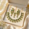 Tear/Flower Necklace Set