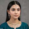 Oval Tear Drop Necklace set