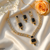 Rectangle/Tear Drop Necklace Set
