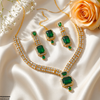 Rectangle/Tear Drop Necklace Set