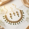 Double Tear Drop Necklace Set