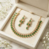 Tear Leaf Necklace Set