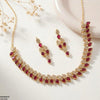 Tear Leaf Necklace Set