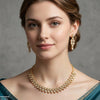Tear Leaf Necklace Set