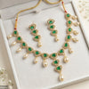 Oval Pearl Necklace Set