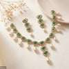 Oval Pearl Necklace Set