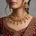 Round Tear/Ball Drop Necklace Set