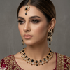 Rectangle/Tear Drop Necklace Set