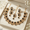 Rectangle/Tear Drop Necklace Set