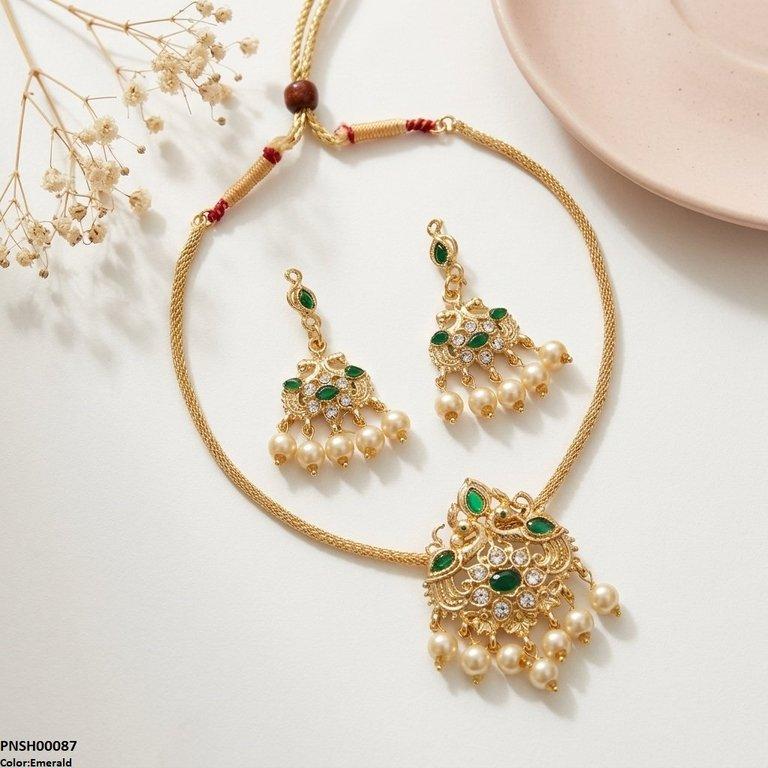 Tear Pear Drop Necklace Set
