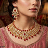 Tear/Marquise Pearl Drop Necklace Set