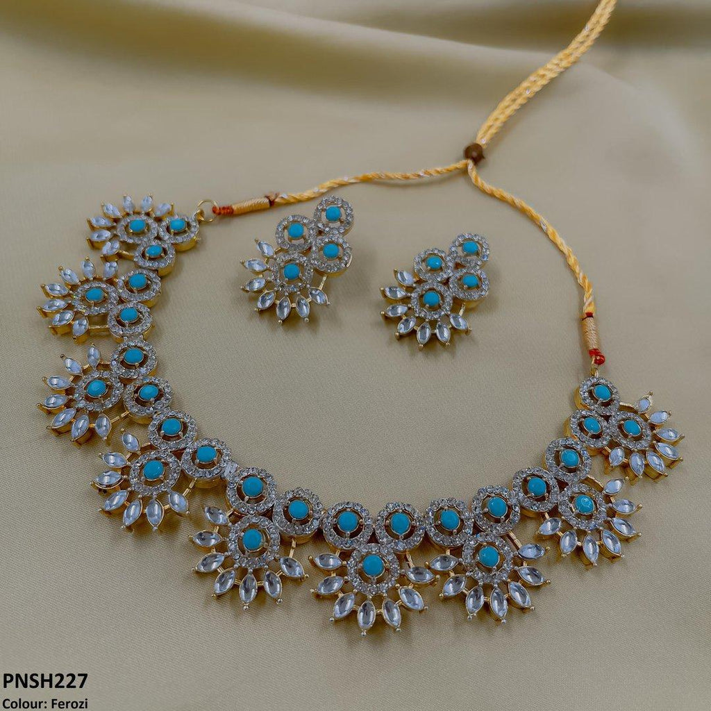 Round Pear Necklace Set
