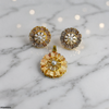 Round Flower Pedant Set