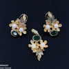 Flower Leaf's Pendant Set