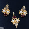 Flower Leaf's Pendant Set