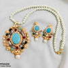 Tear Oval Pendant Set