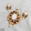 Tear Oval Pendant Set