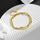 Stainless Steel Double Chain Ball Single Anklet