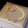 Stainless Steel Double Chain Ball Single Anklet