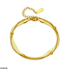 Stainless Steel Double Chain Ball Single Anklet