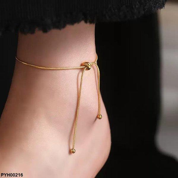 Stainless Steel Plain Single Anklet