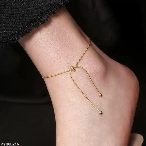 Stainless Steel Plain Single Anklet