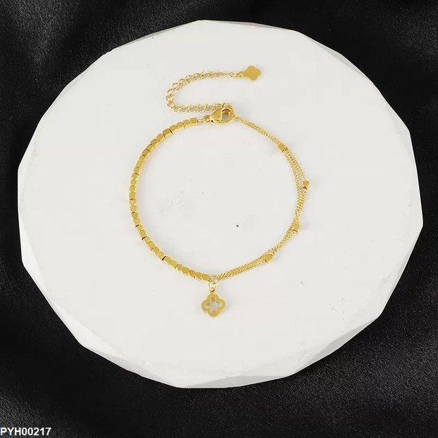 Stainless Steel Star Drop Single Anklet