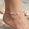Star Pearl Single Anklet