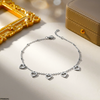 Stainless Steel Heart Anklet
