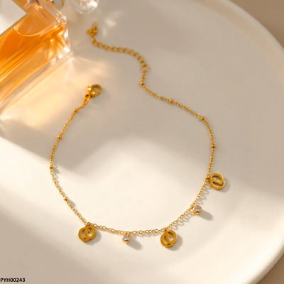 Stainless Steel Round Foot Anklet