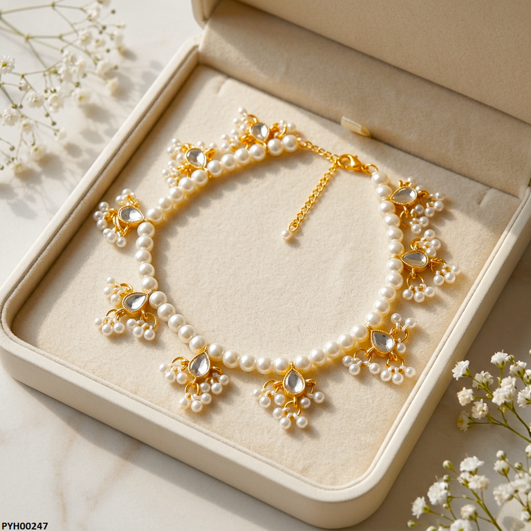 Tear Pearl Drop Anklet