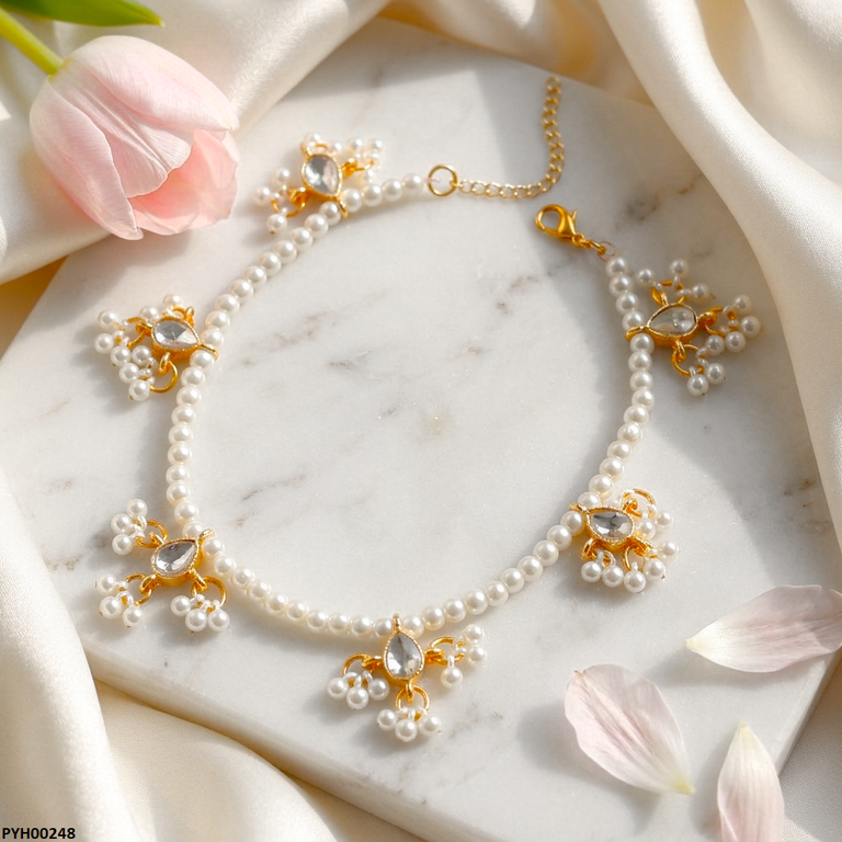 Tear Pearl Drop Anklet