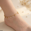 Stainless Steel Tree/Round Drop Anklet