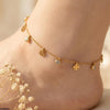 Stainless Steel Round/Flower Drop Anklet