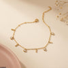 Stainless Steel Infinity/Round Drop Anklet