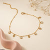 Stainless Steel Penguin/Round Drop Anklet