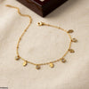Stainless Steel Penguin/Round Drop Anklet