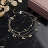 Layeard Pearl Drop Single Anklet