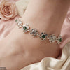 Flower Stone Single Anklet