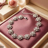 Flower Stone Single Anklet