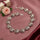 Flower Stone Single Anklet