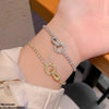 Interlocking Circle Bracelet Adjustable