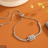 Square Stone Bracelet Adjustable