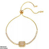 Square Stone Bracelet Adjustable