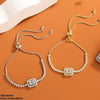 Square Stone Bracelet Adjustable