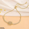 Square Stone Bracelet Adjustable