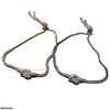 Pave Knot Bracelet Adjustable